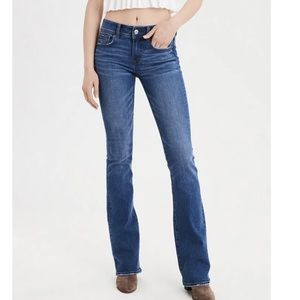 American Eagle kick boot jeans size 8 long